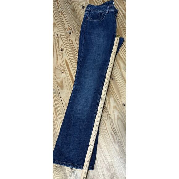 Riders By Lee Mid Rise Bootcut Jeans Women's Size 12 Blue Dark Wash 33x31 - Picture 6 of 6